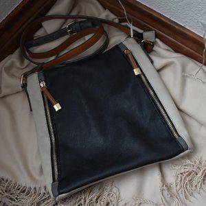 Maurice's Gold Zipper Crossbody Strap Purse